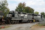 NS 7110 & 5644 back train P15 into the yard